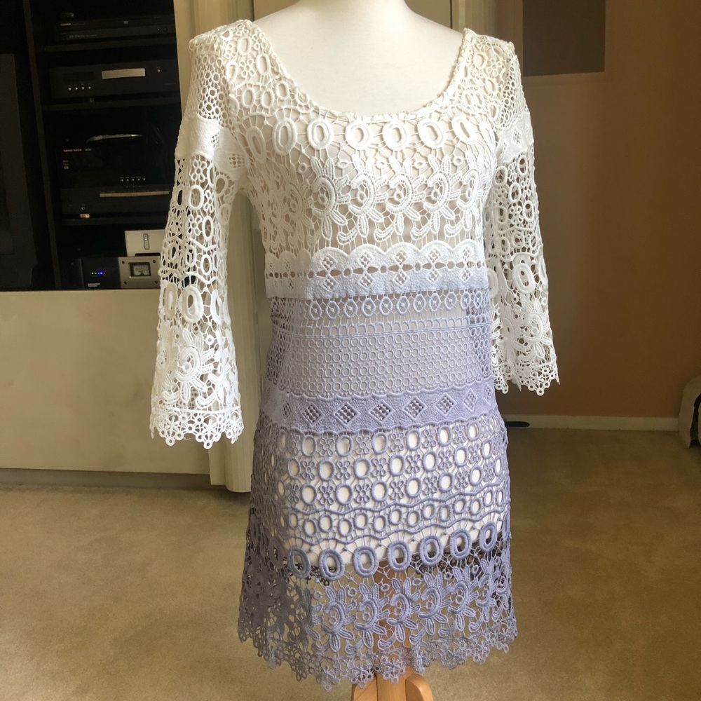 Talk Of The Walk Atlantic City Lace Dress Coverup